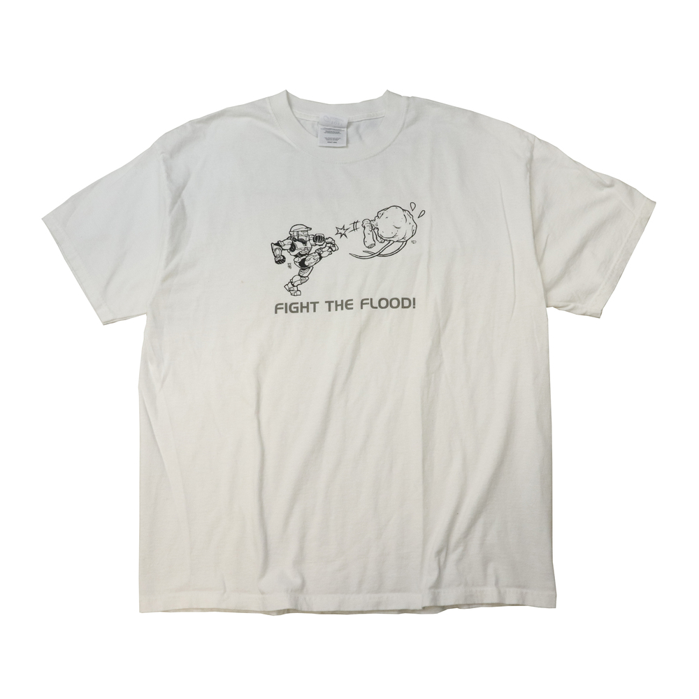 Vintage Halo Fight the Flood 2005 Graphic T-Shirt Size L